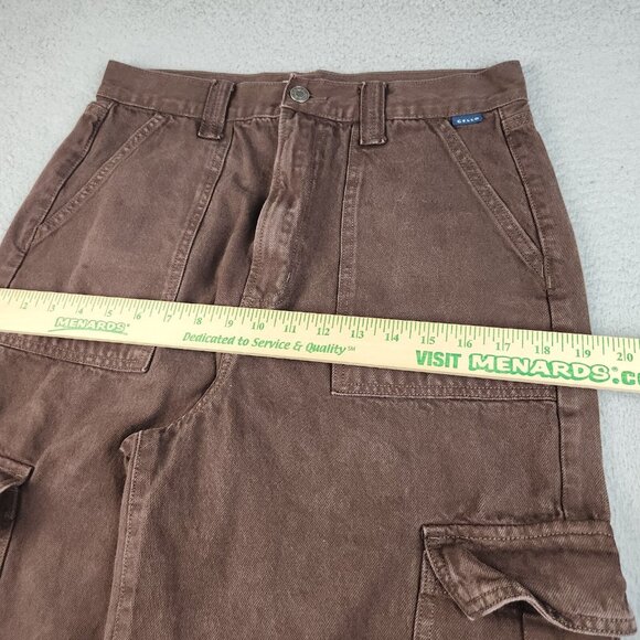 Y2K Wide Leg Jeans Women's JR's 9 Baggy Loose Skater 90s Hip Hop Cargo Pants - Picture 4 of 14